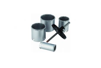 Tungsten drill bit crown 33-53-67-73 mm, 6 pcs. (V3910)