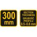 Клещи для профильных соединений 300 мм (04301)