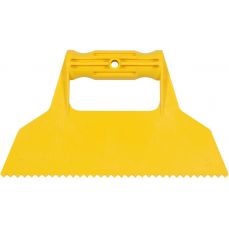 Шпатель пластмассовый, зуб. 7х7мм | 225мм (05973)