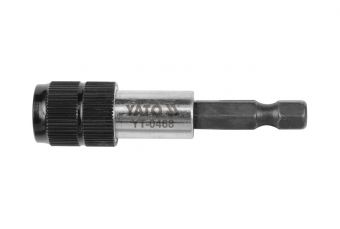 Ātrās atbrīvošanas turētājs 1/4" 60mm uzgalim (YT-0468)