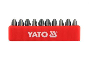 Набор бит крестовых PН3 1/4" 25мм 10шт (YT-0476)