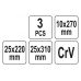 3 pcs scraper set (YT-08474)