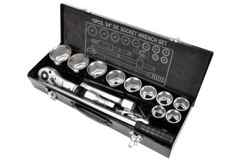 Galviņu komplekts ar piederumiem 30-60 mm | metāla kaste | 20 mm (3/4") | 15 vienības (YT-1334)