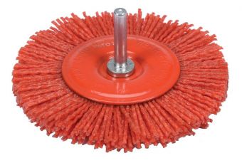 Щетка диск/дрели, нейлоновая проволока 100мм (YT-47792)