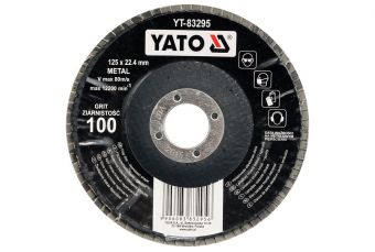 Ziedlapiņu slīpēšanas aplis 125mm-Р120 (YT-83296)