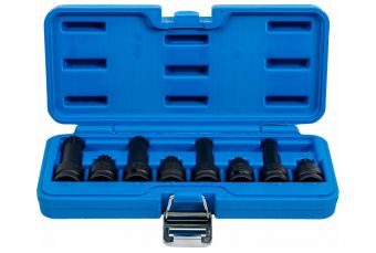 Impact Bit Socket Set | 12.5 mm (1/2") Drive | Spline (for XZN) M12 - M18 | 8 pcs. (5381)