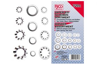 Ассортимент стиральных шайб | 720 шт. (8113)