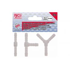 Ассортимент Шланговых Соединителей | Топливостойкий | 6 мм | 8 шт. (8790-6)