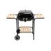 GARDEN BBQ GRILL, LID&SHELFES, 47X47CM (99581)
