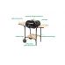 GARDEN BBQ GRILL, LID&SHELFES, 47X47CM (99581)