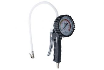 Пистолет для накачивания воздуха с манометром | 0 - 12 бар (3242)