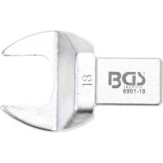 Ключ вставлен плоский открытый тип 18 мм (6901-18)