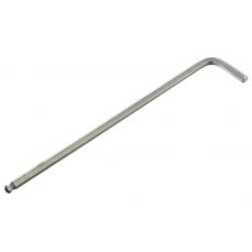 Sešstūra uzgriežņu atslēga 5 mm L-veida gara ar lodi L160 mm (76505XL)