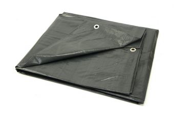 Тент водонепроницаемый 12x18м толстый, серый 120г/м² (G70576)  GEKO