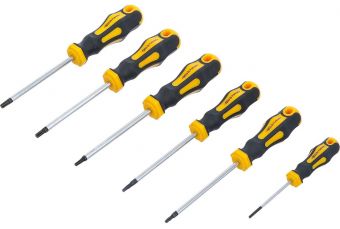 Skrūvgriežu komplekts | T-Star (Torx) T10-T30 | 6 gab. (35826)