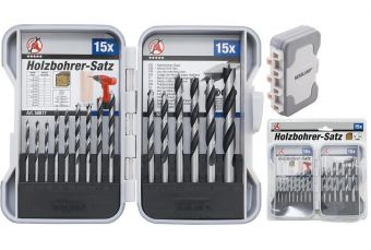 Набор сверл по дереву | 3 - 10 мм | 15 шт. (50817)