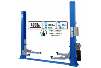 Двухстоечный автомобильный гидравлический подъемник (электромагнитные замки), 4.0t (PL402E380V)