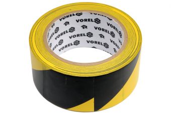 Лента сигнальная черно-желтая | 48ммх33м (75231)