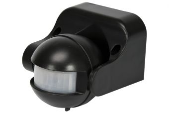 Датчик движения PIR IP44 черный (83120)