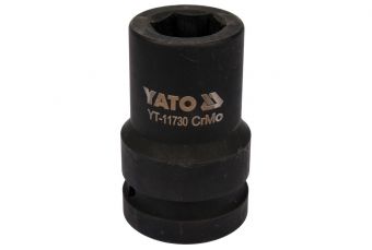 Ударная головка, шестигранная, глубокая | 25 мм (1") | 24 мм (YT-11730)
