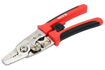 Клещи для резки, зачистки и обжима проводов | 200 мм (YT-19682)