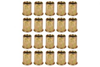 20pcs m12 threaded steel rivet nuts (YT-36476)