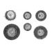 6pcs set of cup brushes inox (YT-47593)