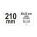 Profila veidošanas knaibles 210mm 80x35 (YT-5141)