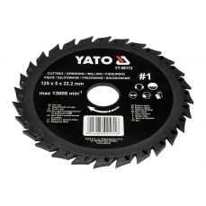 Диск фреза универсальная по дереву для УШМ 125мм No1 (YT-59172)