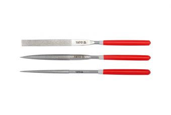 Набор алмазных напильников 5х180х70 мм 3 шт. (YT-6155)