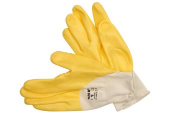 Перчатки рабочие нитриловые 9" (YT-7480)