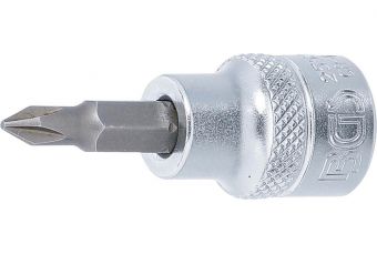 Muciņa ar uzgali | 10 mm (3/8 collas) piedziņa | Phillips PH1 (2553)