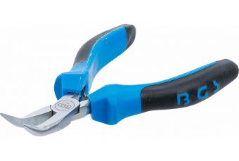Electronic Long Nose Pliers | bent | spring loaded | 138 mm (383)
