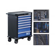 Тележка для мастерских | 7 ящиков | с 263 инструментами (4207)