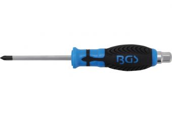 Отвертка, Лезвие с шестигранным профилем | Крестовый слот PH1 | Длина клинка 75 мм (7911)