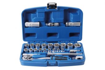 Muciņu komplekts | 10 mm (3/8 collas) piedziņa | 26 gab. (2212)