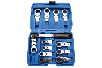 Набор ключей с трещоткой, с взаимозаменяемыми, гибкими головками (2258)