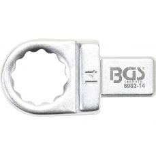 Вставной кольцевой гаечный ключ | закрытый тип | 14 мм (6902-14)