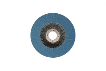 Apļveida ziedlapas gals izliektā formā ZIRCONIUM INOX | P60 | 125 x 22,2 mm (ES815060)