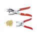 Revolving Punch Pliers and Eyelet Pliers Set | 102 pcs. (75840)