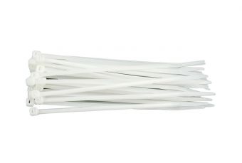 Skavas plastmas 360х4,8mm 100gab -baltas (73886)