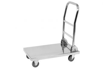 Ratiņu platforma ar salokāmu rokturi SS (YG-09080)