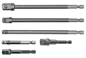 Держатели - адаптеры торцевых головок 1/4, 3/8, 1/2 (YT-04629)