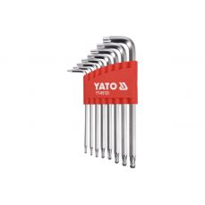 Набор ключей TORX 8шт. T 9-T40 с шаром (YT-05123)
