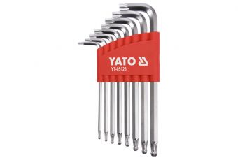 Набор ключей TORX 8шт. T 9-T40 с шаром (YT-05123)