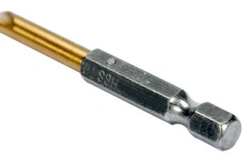Sešstūra uzgaļa metāla urbis HSS-TiN 6,3 mm (1/4 collas) | 5,0 mm (YT-44761)