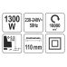Power planner 1300w 110mm (YT-82144)