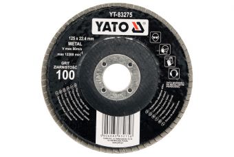 Круг лепестковый тарельчатый 125мм-Р36 (YT-83271)