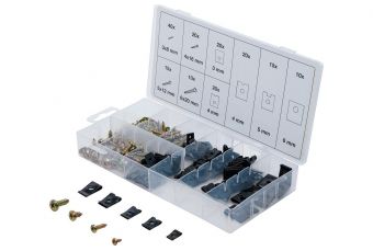 U-Type Cushion and Screw Assortment | 170 pcs. (8114)