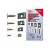 U-Type Cushion and Screw Assortment | 170 pcs. (8114)